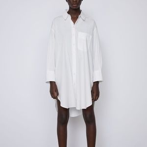 Zara Oversized Poplin Shirt
